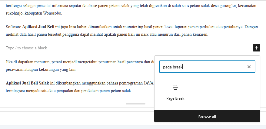 Page Break - Zen Al Azis