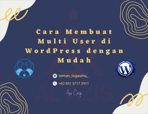 Cara Membuat Multi User di WordPress dengan Mudah - Zen Al Azis